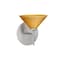Besa Lighting Kona Mini Sconce, Mango Starpoint, Satin Nickel Finish, 1x5W LED 1SW-282490-LED-SN - alternate 1